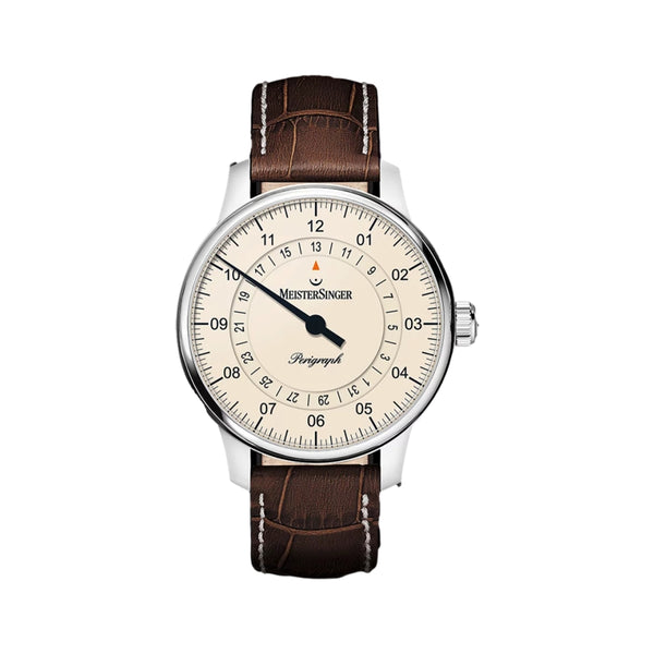Perigraph 38mm - Ivory on Leather Strap - Teddy Baldassarre