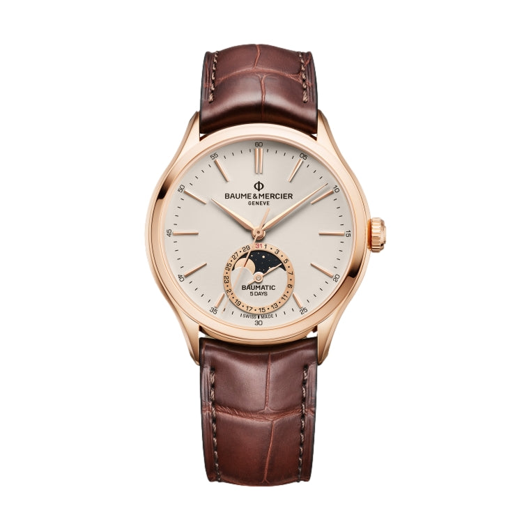 Clifton 10736 18k Pink Gold Moonphase 39mm