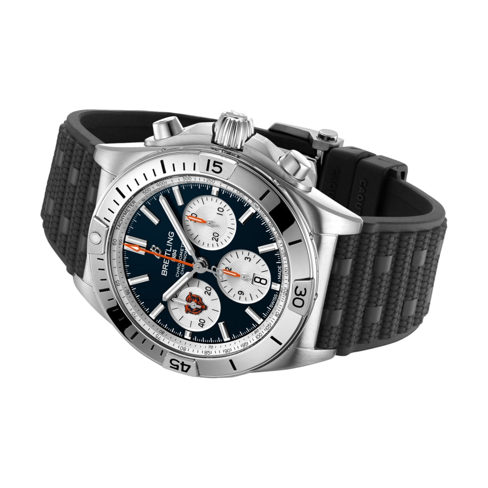 Chronomat B01 NFL Chicago Bears Limited Edition, 42mm on Rubber Strap