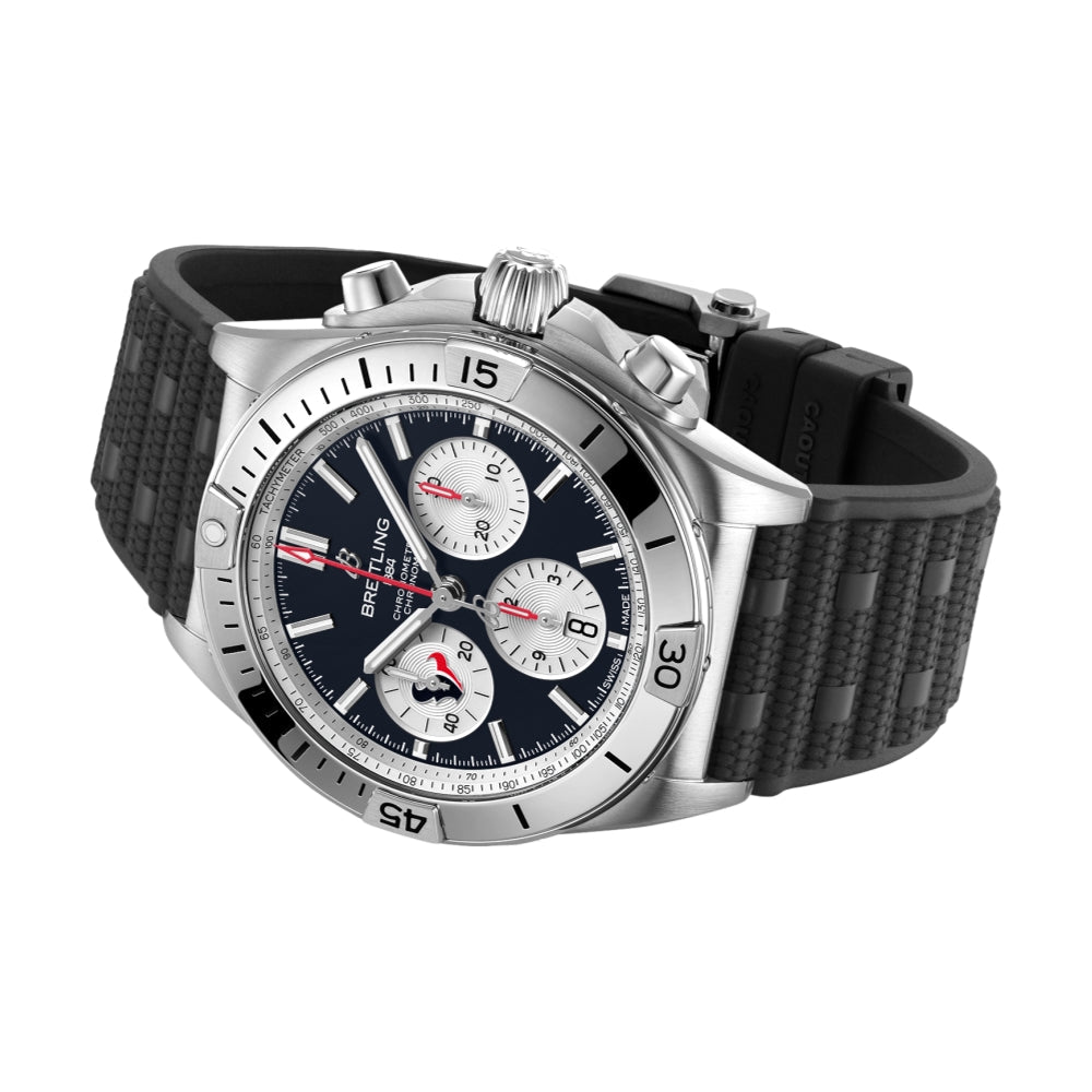 Chronomat B01 NFL Houston Texans Limited Edition, 42mm on Rubber Strap