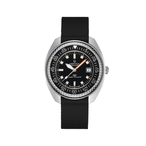 DS Super PH1000M 43.5mm - Black on Nylon Strap | Teddy Baldassarre