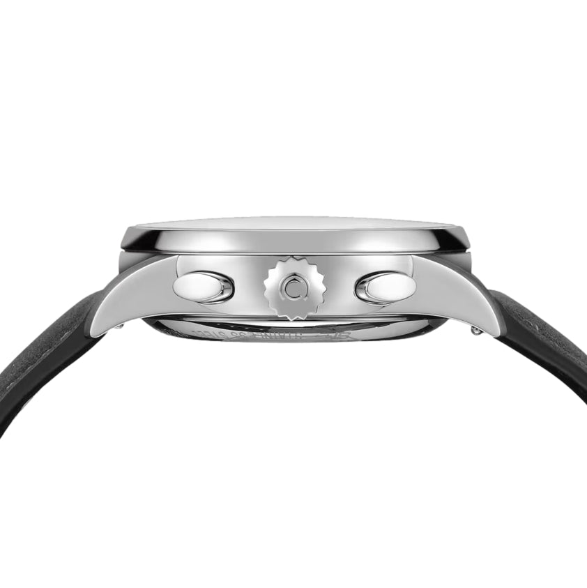 DS-1 Chrono Automatic 42mm - White on Leather Strap