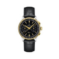 DS-1 Chrono Automatic Yellow PVD Two-Tone 42mm - Black on Leather Strap