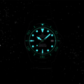 DS Action Diver Powermatic 80 38mm - Black, Green Accents on Bracelet w/ Additional Rubber Strap