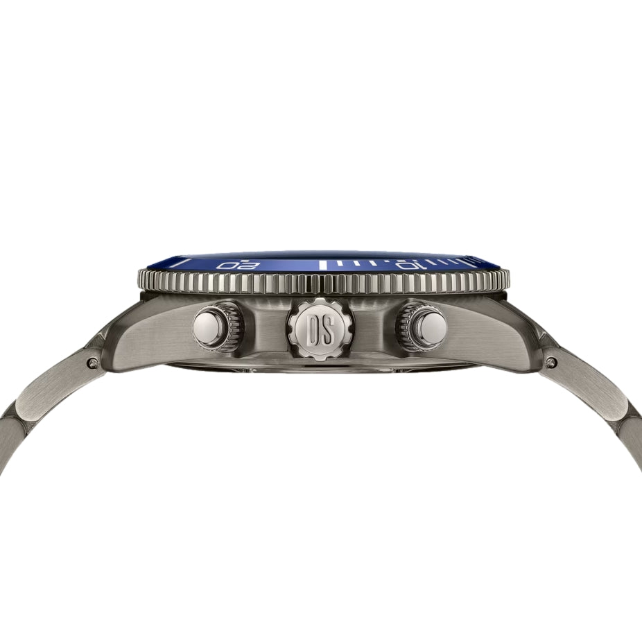DS Action Quartz Chrono Titanium 42mm - Blue on Bracelet