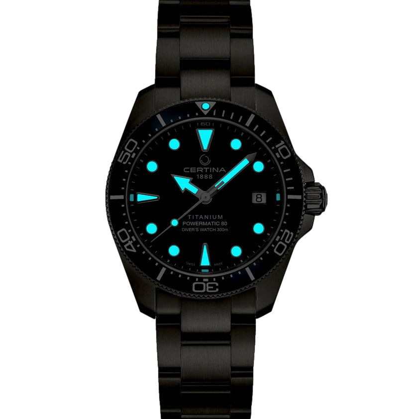 DS Action Diver “New DS Concept Extreme Shock Resistance” Titanium 38mm - Grey on Bracelet