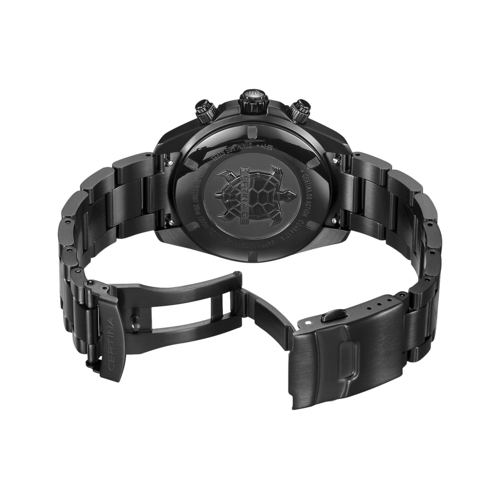 DS Action Quartz Chrono Black PVD 42mm - Black on Bracelet