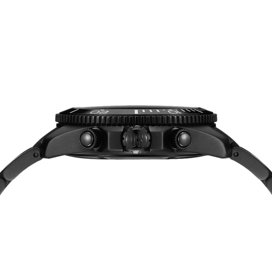 DS Action Quartz Chrono Black PVD 42mm - Black on Bracelet
