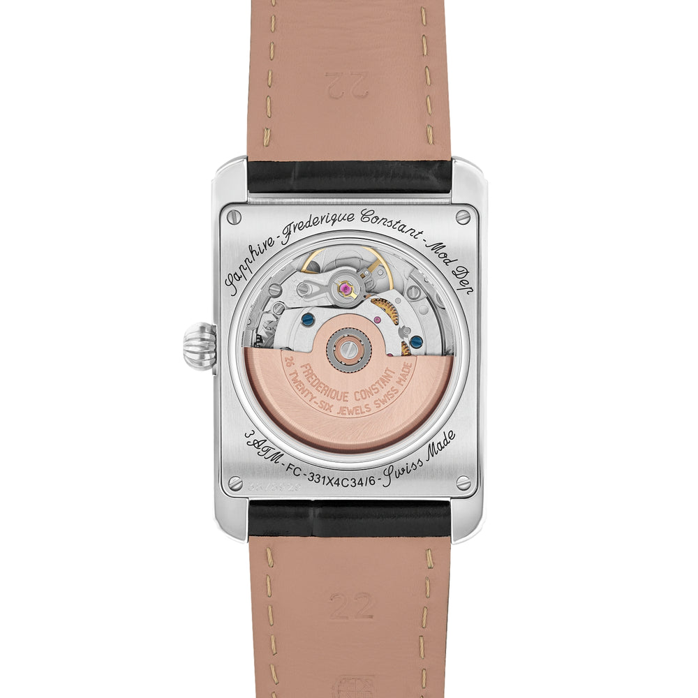 Classics Carrée Moonphase Automatic 42.3mm - Blue on Leather Strap