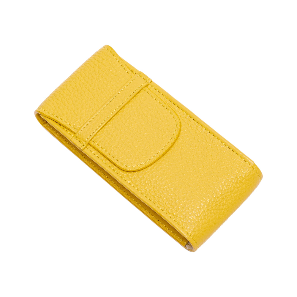 Portobello Single Watch Pouch - Yellow