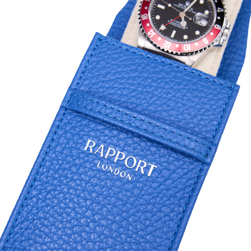 Portobello Single Watch Pouch - Blue