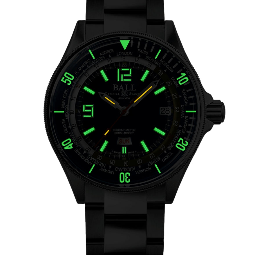 Engineer Master II Diver Worldtime Limited Edition 42mm - Blue on Bracelet