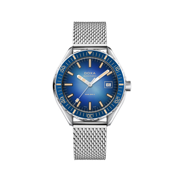 SUB 200 II Caribbean 44mm - Blue on Mesh Bracelet - Teddy Baldassarre