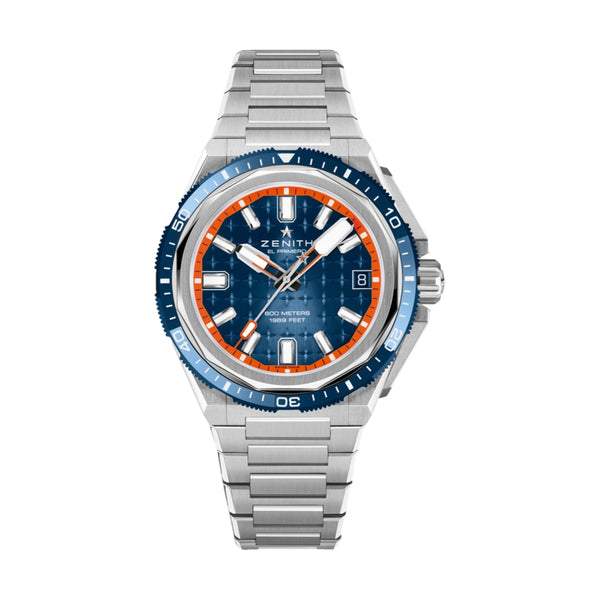 Defy Extreme Diver 42.5mm - Blue on Bracelet - Teddy Baldassarre
