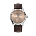 Manufacture Classic Date Automatic 40mm - Salmon on Leather Strap
