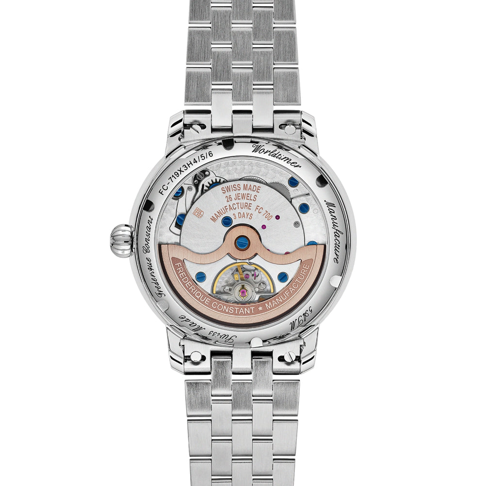 Manufacture Classic Worldtimer 40mm - Blue on Bracelet