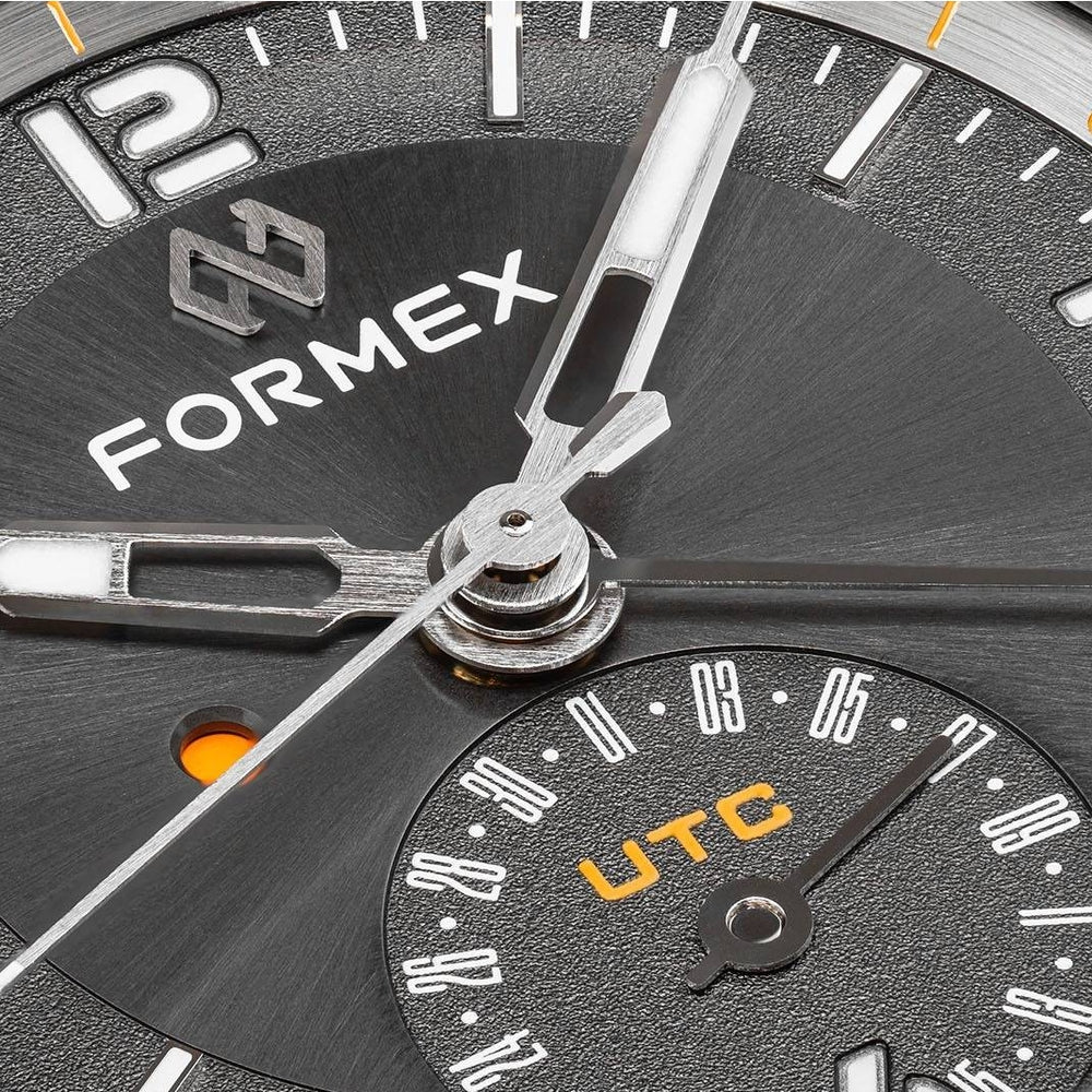 Stratos UTC Automatic 41mm - Grey on Leather Strap