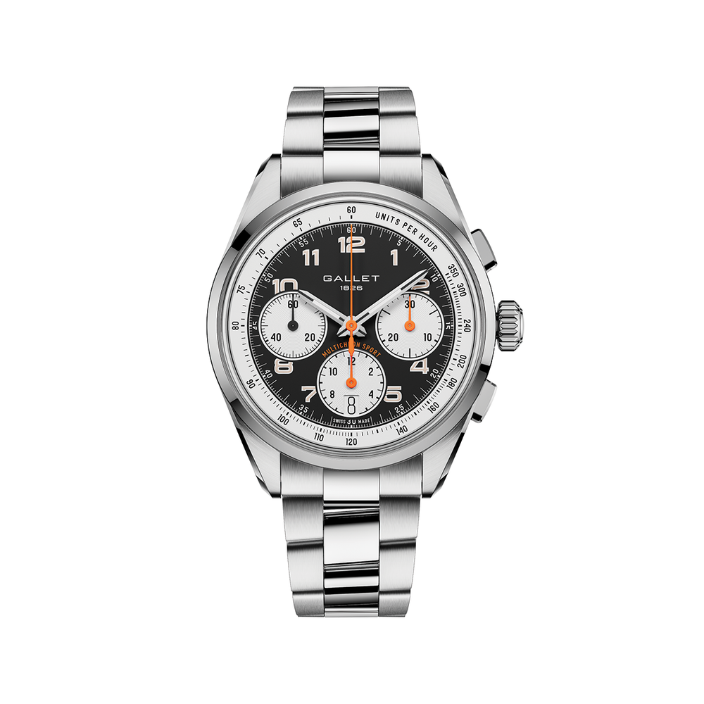 Multichron Sport Chronograph 41mm - Black on Bracelet