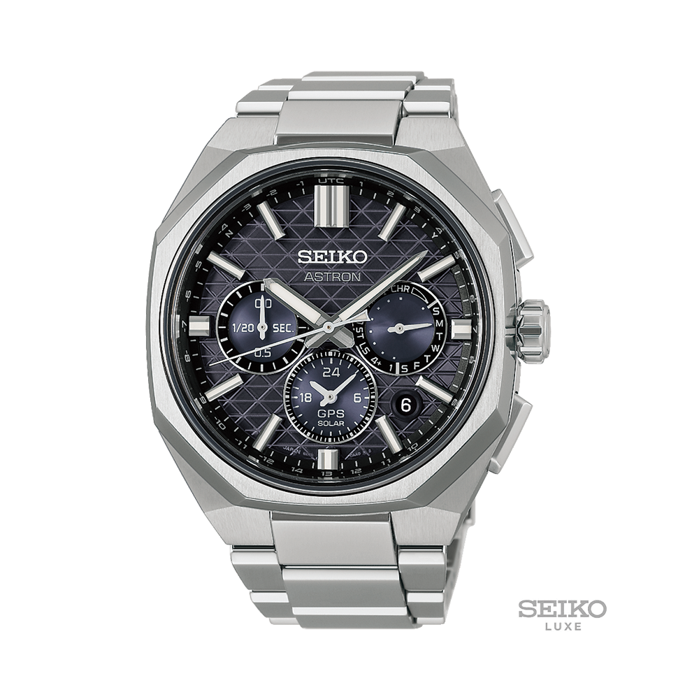 HAB002 Astron 43.4mm - Blue on Bracelet
