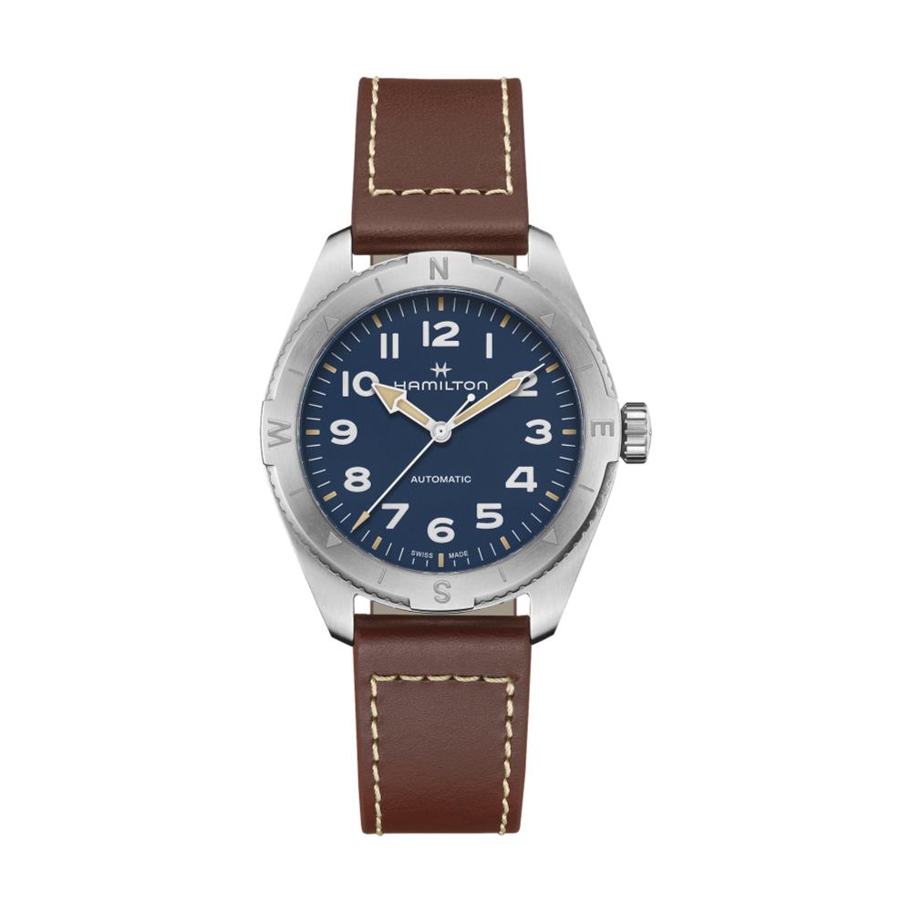 Khaki Expedition 41mm, Blue on Strap