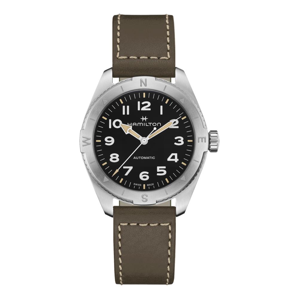 Khaki Expedition 41mm, Black on Strap | Teddy Baldassarre