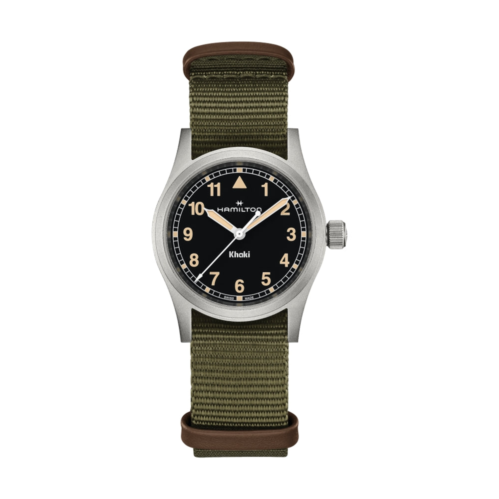 Khaki Field Quartz Black Dial, 33mm