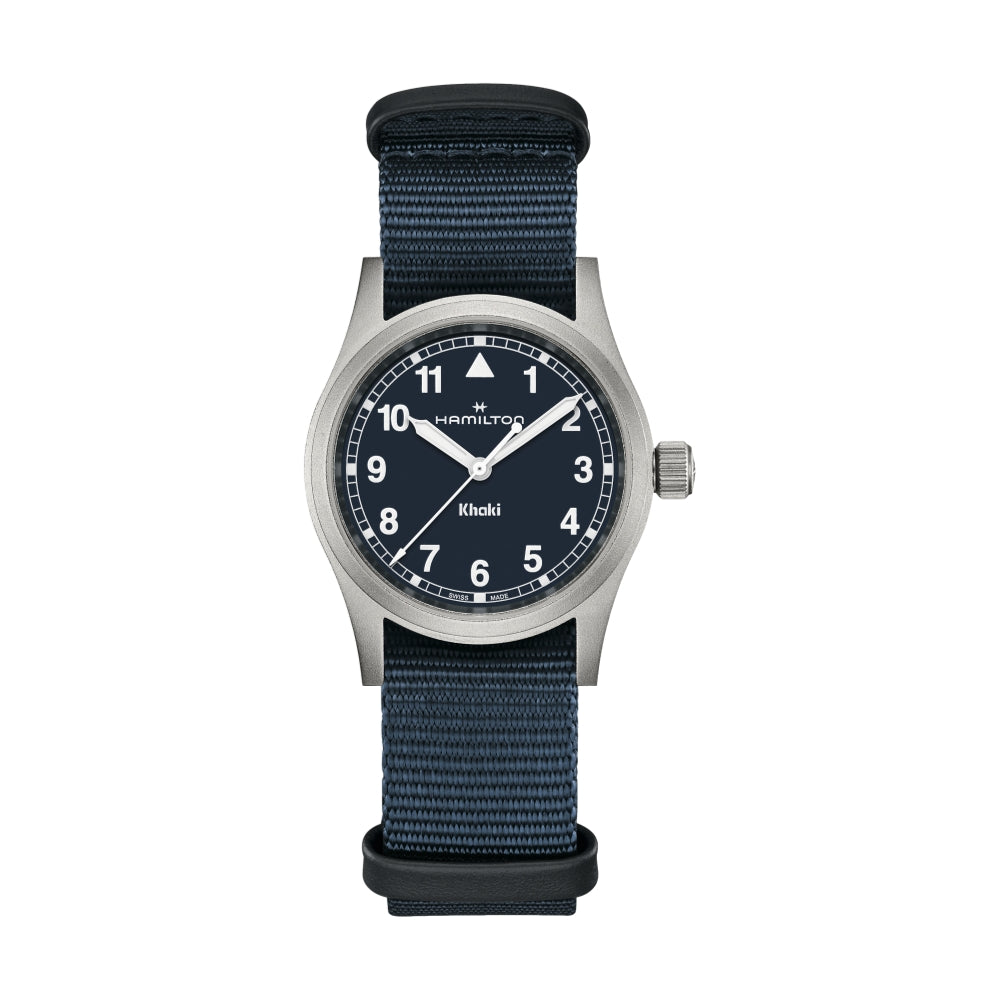 Khaki Field Quartz Blue Dial, 33mm