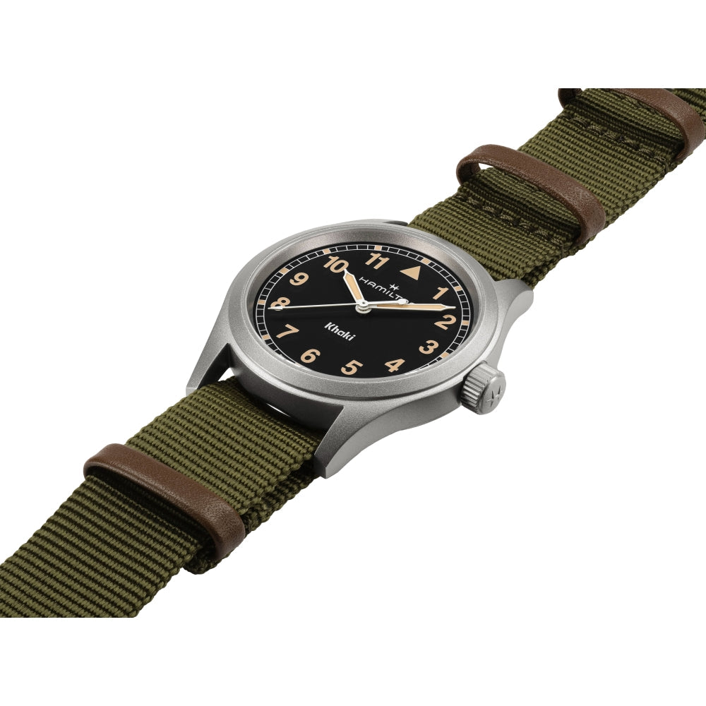 Khaki Field Quartz Black Dial, 38mm