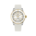 Superocean Heritage Automatic Two-Tone 36mm - White on Rubber Strap