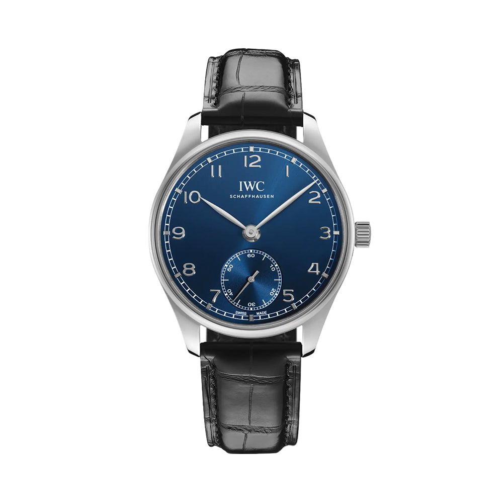 Portugieser Automatic 40mm - Blue on Leather Strap