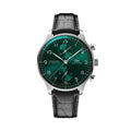 Portugieser Chronograph 41mm - Green on Leather Strap