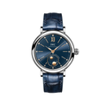 IWC Portofino Automatic Day & Night 34 Le Petit Prince with blue dial rose gold case and blue leather strap