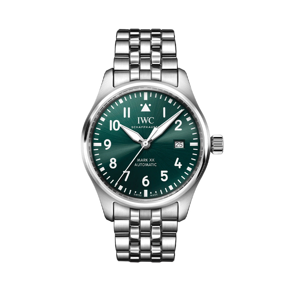 Pilot's Watch Automatic Mark XX 40mm - Green on Bracelet - Teddy