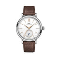 Portofino Pointer Date 39mm - Silver-Plated on Leather Strap