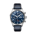 Pilot's Watch Chronograph 43mm - Blue on Leather Strap