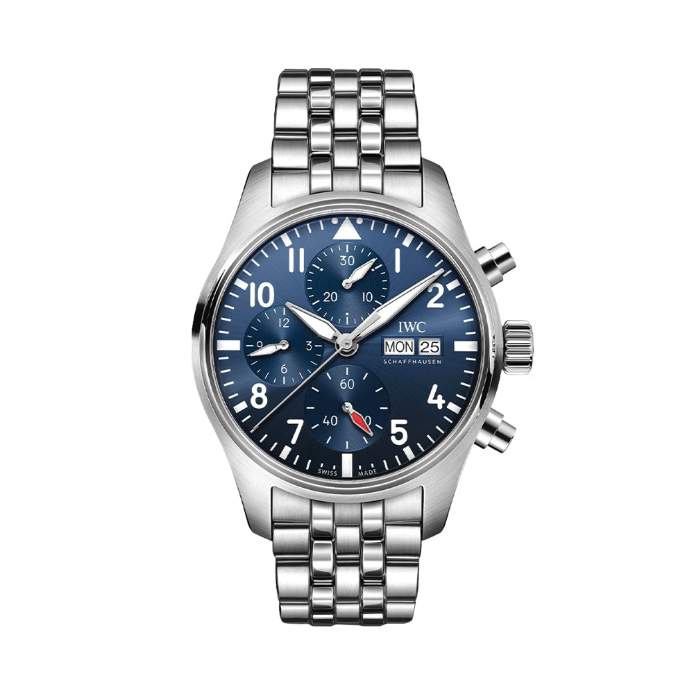 Pilot's Watch Chronograph 41mm - Blue on Bracelet