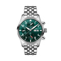 Pilot's Watch Chronograph 41mm - Green on Bracelet