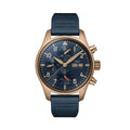 Pilot's Watch Chronograph Bronze Case 41mm - Blue on Textile Strap