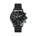 Pilot’s Watch Performance Chronograph Mercedes-AMG PETRONAS Formula One™ Team Ceratanium® Case 41mm - Black on Rubber Strap