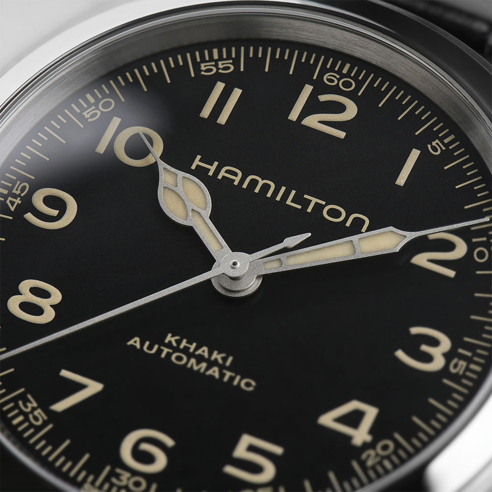 Khaki Field Murph Black Dial, 38mm | Teddy Baldassarre