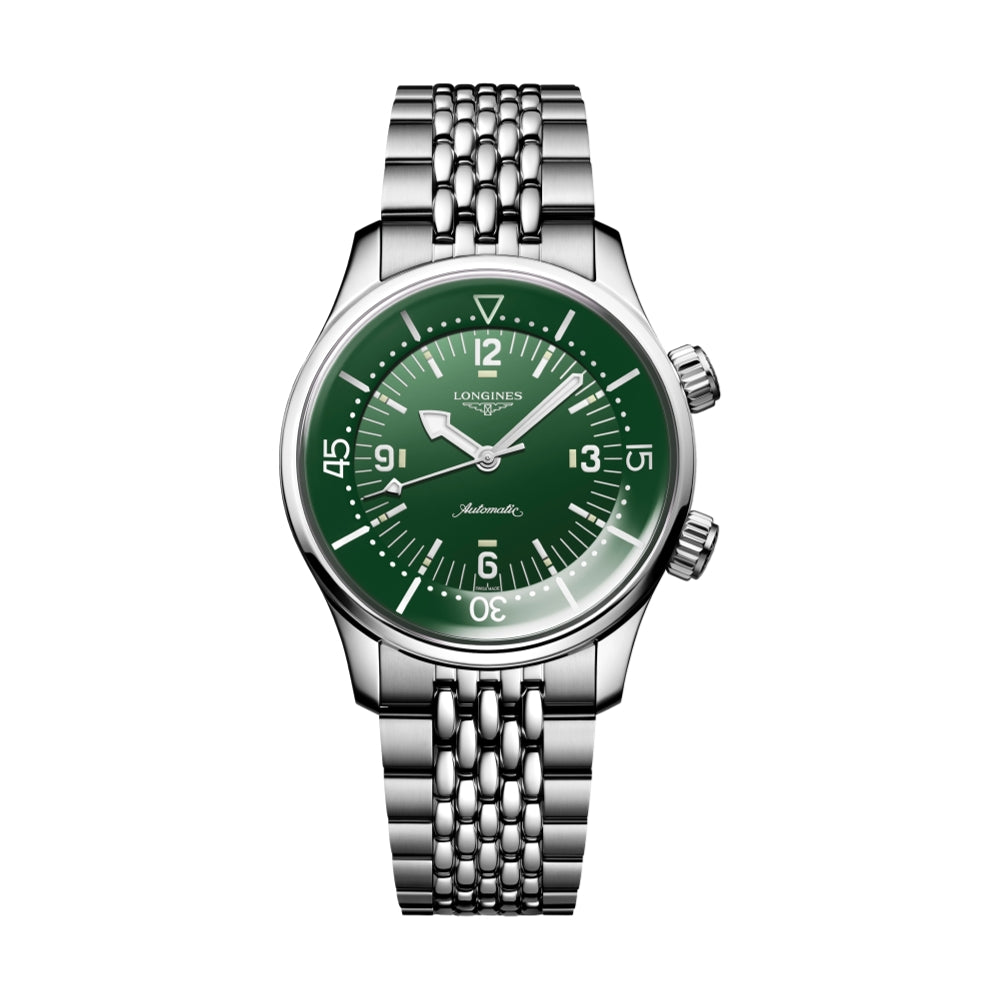 Legend Diver 39mm - Green on Braclet