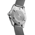 HydroConquest 39mm - Blue, Black Bezel on Mesh Bracelet