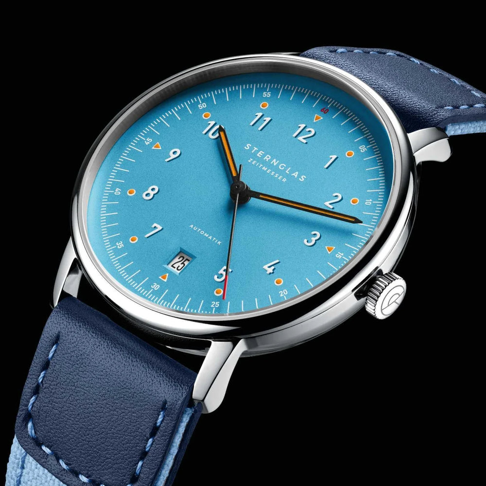 Lumatik Automatic 38mm - Blue on Nylon Strap
