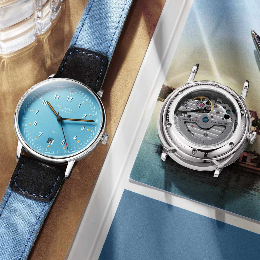 Lumatik Automatic 38mm - Blue on Nylon Strap