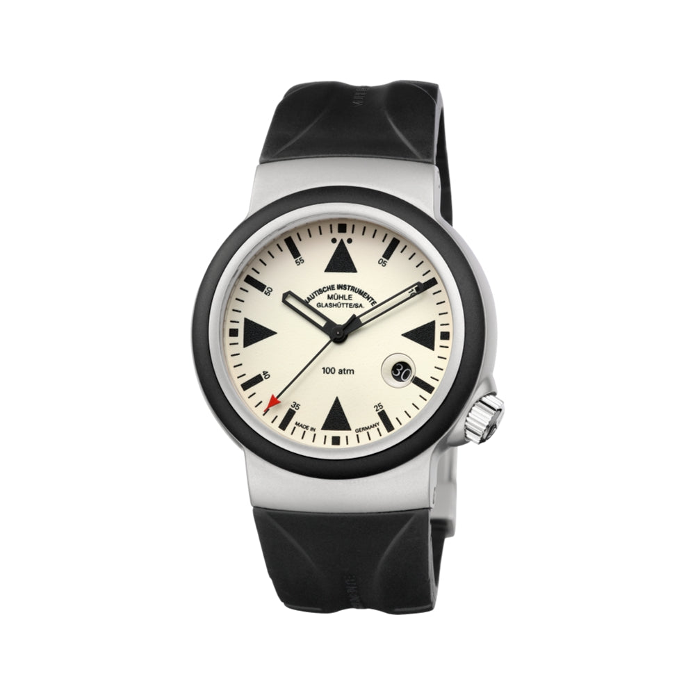 rescue watch top gear Mühle Glashütte S.A.R. Rescue-Timer Lumen M1-41-08-KB 507mm (24-Zoll) Laufrad Mad4One FL5 Farbe:RETRO GREEN maritime look