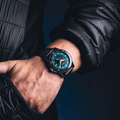 Sportivo Power Dive 42.5mm - Turquoise on Rubber Strap