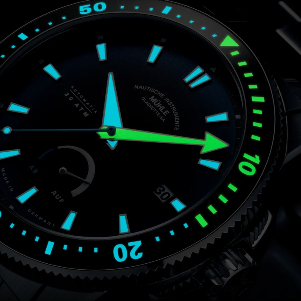 Sportivo Power Dive 42.5mm - Turquoise on Rubber Strap