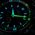 Sportivo Power Dive 42.5mm - Turquoise on Rubber Strap