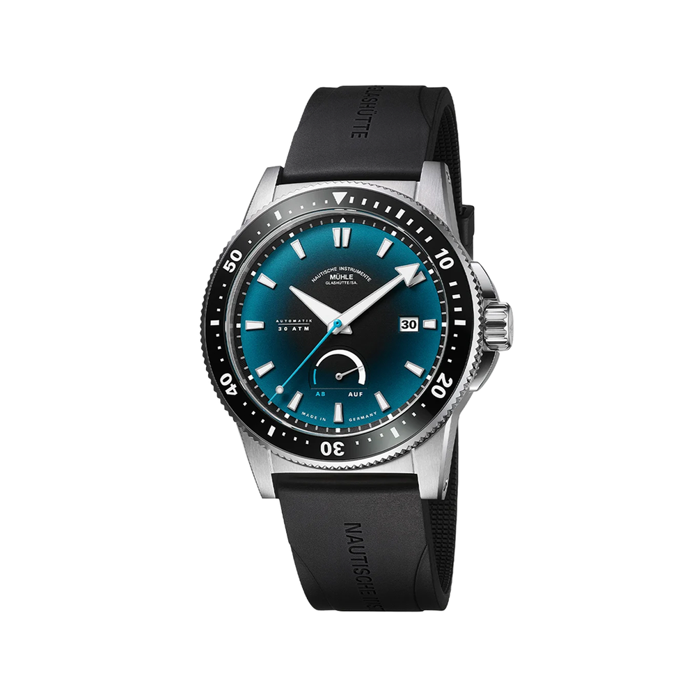 Sportivo Power Dive 42.5mm - Turquoise on Rubber Strap
