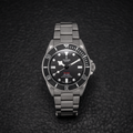 Pelagos Titanium 39mm - Black on Bracelet w/ Extra Rubber Strap